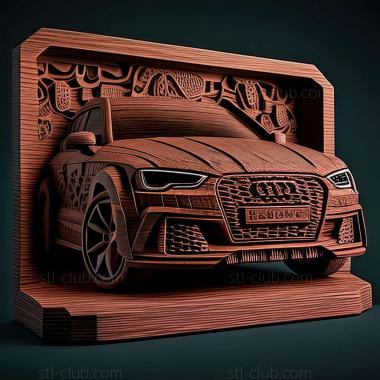 3D модель Audi RS3 (STL)